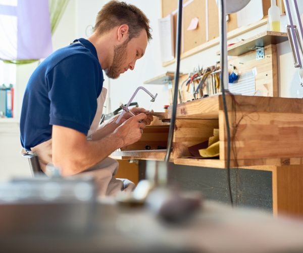 Craftsman in Work Shop